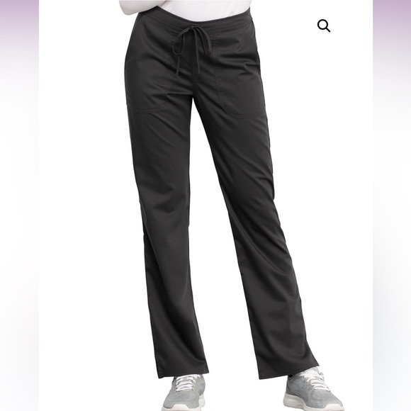 Cherokee Workwear Revolution Scrubs Pant Mid Rise Straight Leg Drawstring WW005 - Picture 1 of 5